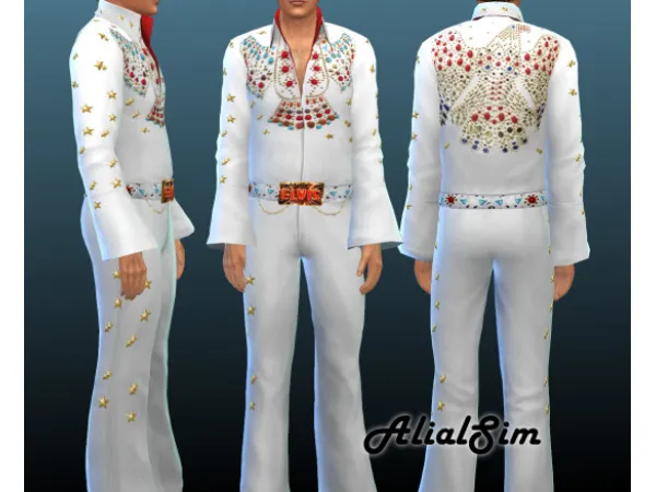 Maxis Match Elvis Suit - The Sims 4 Custom Content