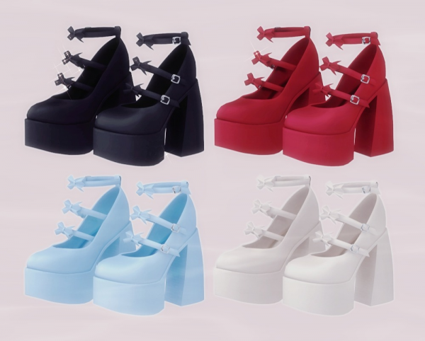Alpha Shoes pack 45 by simsfinds - The Sims 4 Custom Content