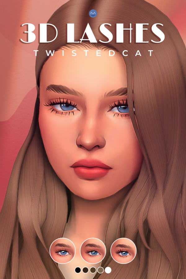 Maxis Match 3D Eyelashes No1 by simsfinds - The Sims 4 Custom Content