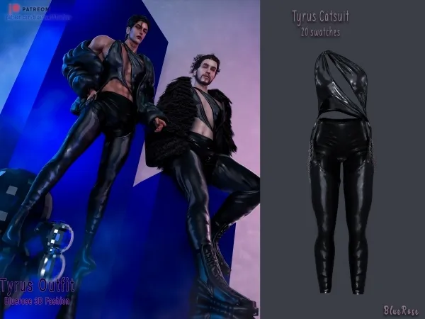 Alpha Tyrus Catsuit Br sims - The Sims 4 Custom Content