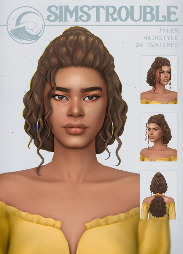 Maxis Match TYLER by simsfinds - The Sims 4 Custom Content