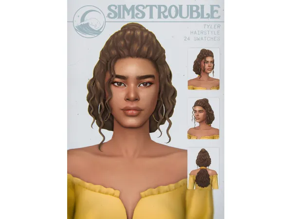 Maxis Match TYLER by simstrouble - The Sims 4 Custom Content