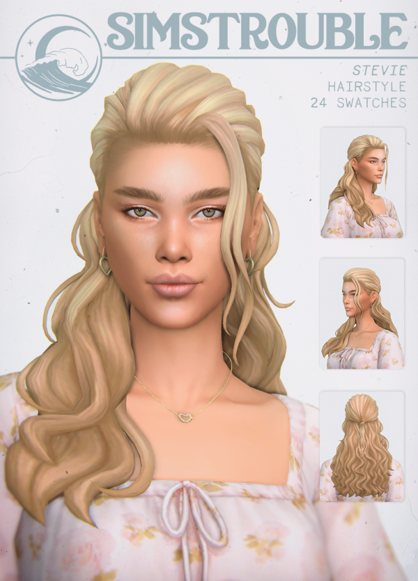 Maxis Match Stevie Hairstyle by simsfinds - The Sims 4 Custom Content
