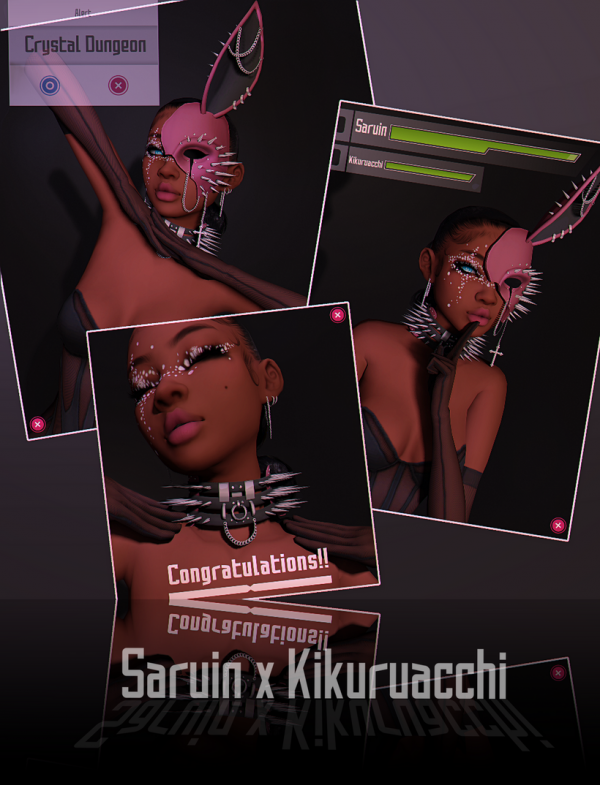 Alpha [Saruin x KikuruAcchi] Crystal Dungeon Set Collab part 2 by simsfinds - The Sims 4 Custom Content