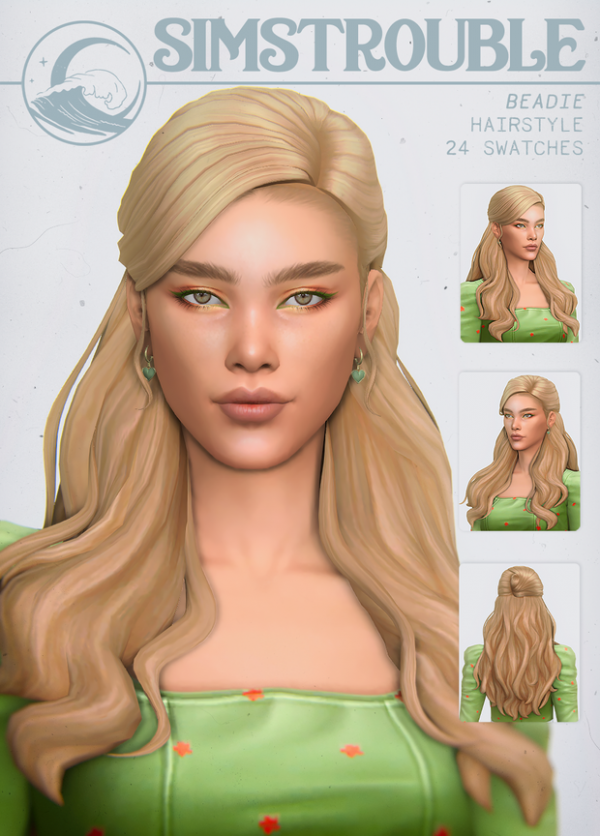 Maxis Match BEADIE by simsfinds - The Sims 4 Custom Content