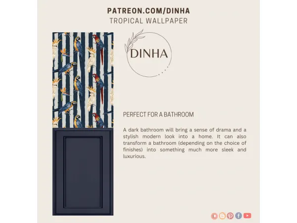 Dinha - Tropical Wallpaper