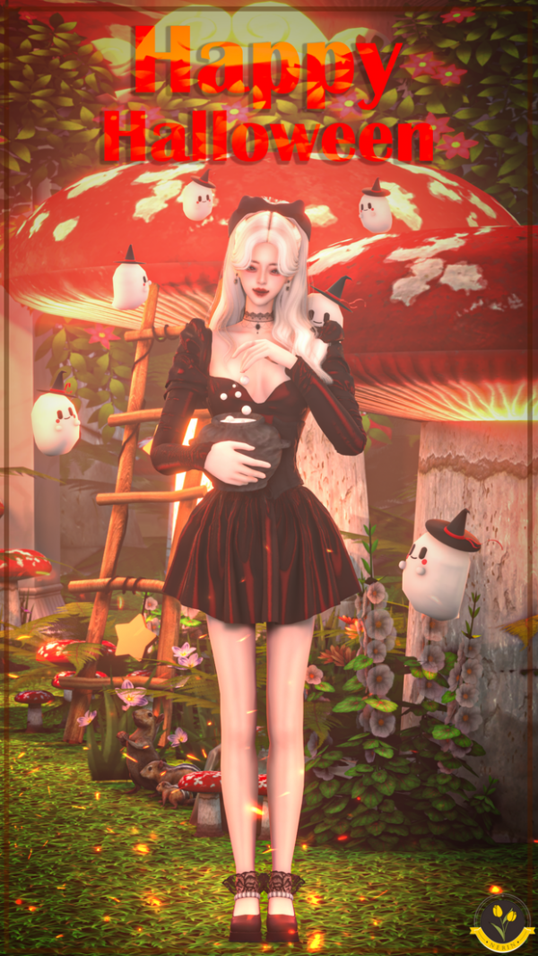 Alpha Happy Halloween by simsfinds - The Sims 4 Custom Content