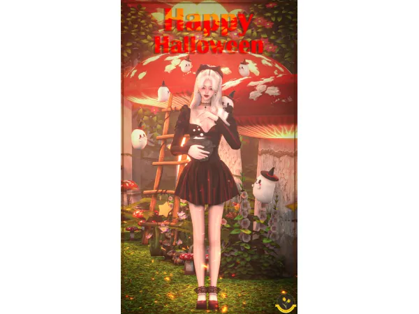 Alpha Happy Halloween - The Sims 4 Custom Content