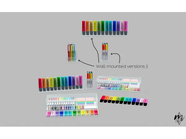 Simbishy Cute Stationery Set Part 3 - The Sims 3 Custom Content