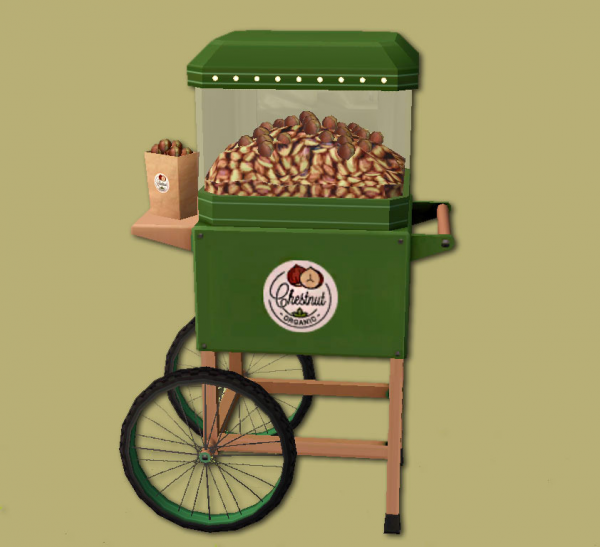 Chestnut Vending Machine for by simsfinds - The Sims 2 Custom Content