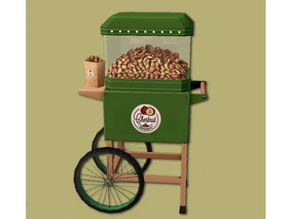Chestnut Vending Machine for - The Sims 2 Custom Content