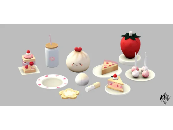 Aira Pinkie Set - The Sims 3 Custom Content