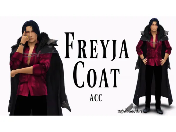 Maxis Match Freyja Coat acc - The Sims 4 Custom Content