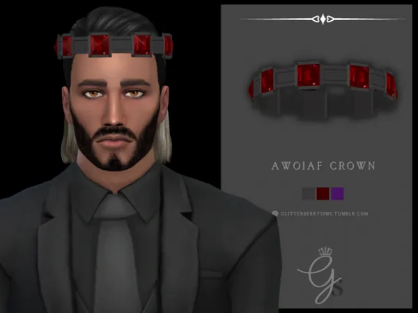 Maxis Match Awoiaf Crown - The Sims 4 Custom Content
