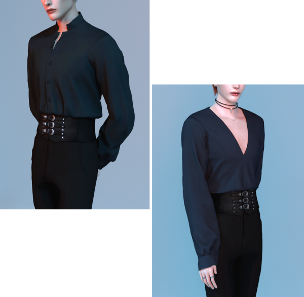 Alpha Crescendo Outfit Set by simsfinds - The Sims 4 Custom Content