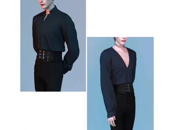 Alpha Crescendo Outfit Set - The Sims 4 Custom Content