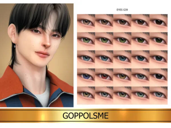 Alpha GPME GOLD Eyes G39 - The Sims 4 Custom Content
