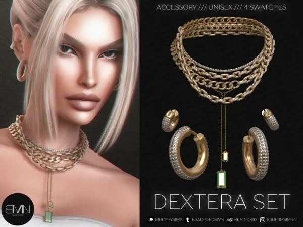 Alpha Dextera Set - The Sims 4 Custom Content