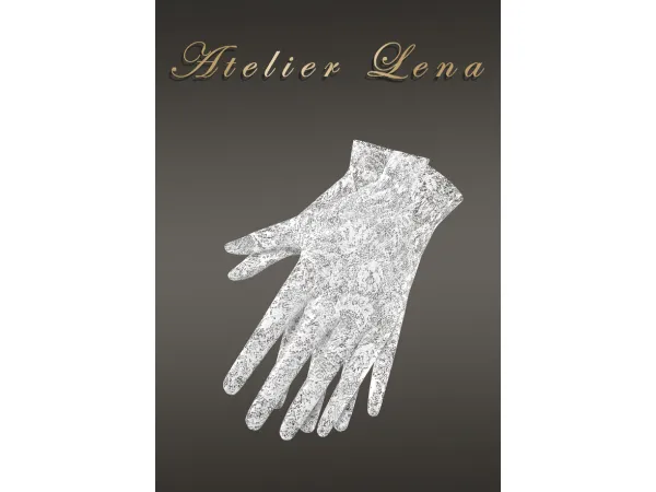Alpha [Atelier Lena] Female Lace Gloves Set - The Sims 4 Custom Content