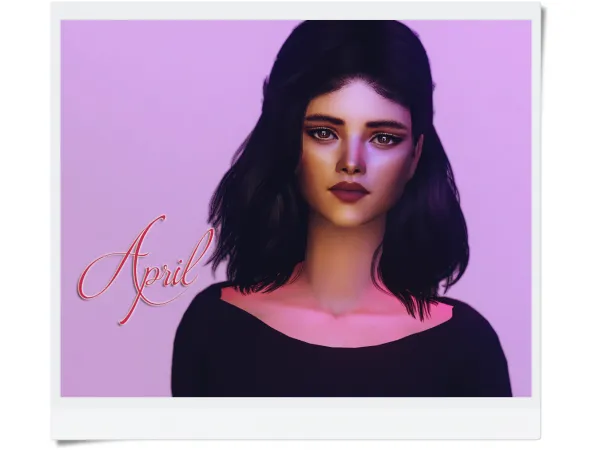 April - The Sims 2 Custom Content