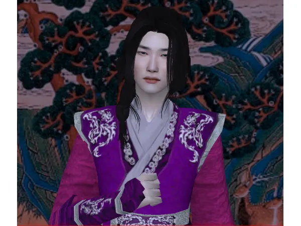 Two AM sims models Inspired by Joseon era - The Sims 2 Custom Content