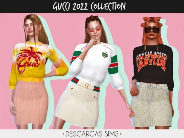 Gucci 2022 Collection - The Sims 4 Custom Content