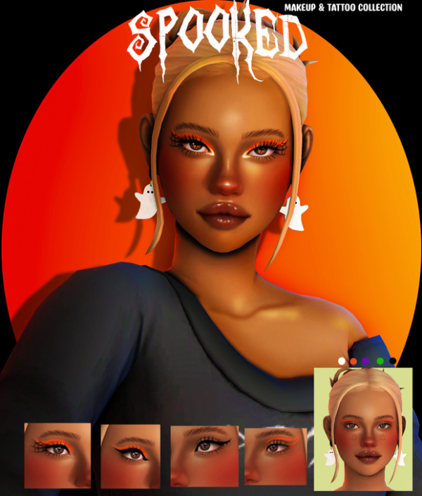 Mix spooked collection by simsfinds - The Sims 4 Custom Content