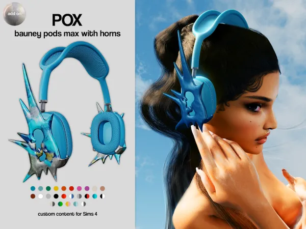 Alpha POX Bauney Pods Max with Horns (Functional) by bergdorfsims - The Sims 4 Custom Content