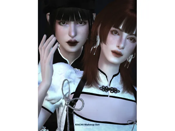 Alpha KACHI Makeup Set - The Sims 4 Custom Content