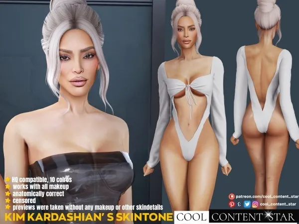 Kim Kardashian'S Skintone - cool content star