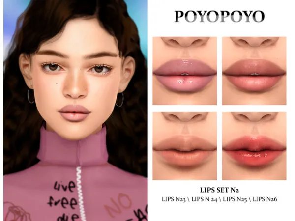 LIPS SET N2 | Lips N23 \ Lips N24 \ Lips N25 \ Lips N26 by [poyopoyo]