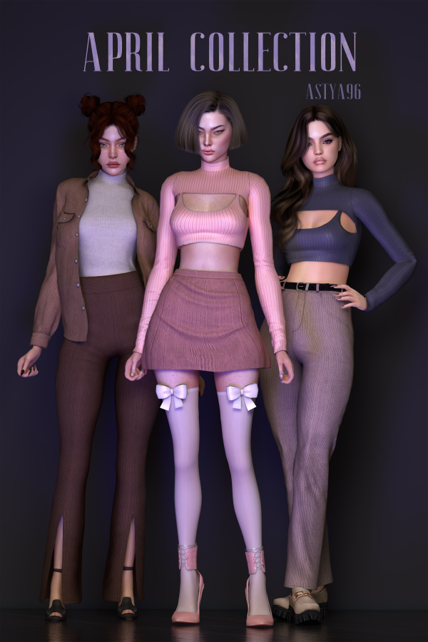 Alpha April Collection 2022 by simsfinds - The Sims 4 Custom Content