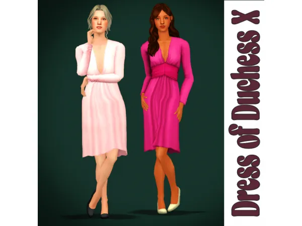 Rusty ccs Dress of Duchess X - The Sims 2 Custom Content