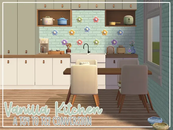 Vanilla Kitchen by Aira - The Sims 2 Custom Content