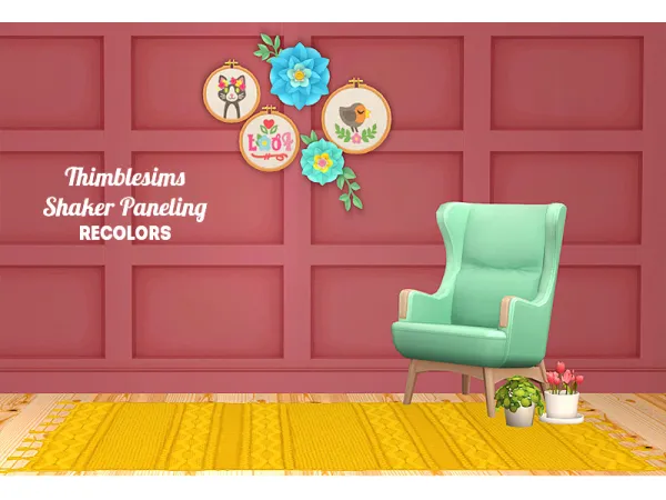 [ ] Thimblesims Shaker Paneling Recolors - The Sims 2 Custom Content
