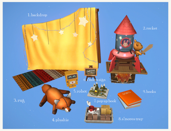 4t2_littlecampers_separatedclutter by simsfinds - The Sims 2 Custom Content