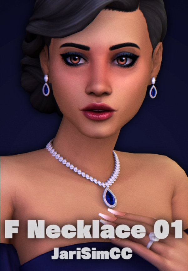Mix JariSimCC Necklace and Earrings by simsfinds - The Sims 4 Custom Content