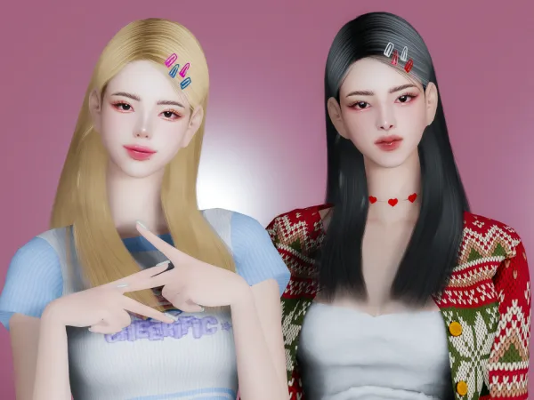 Alpha z_HAIR 1 - The Sims 4 Custom Content