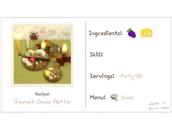 Maxis Match Cheese Board by Littlbowbub - The Sims 4 Custom Content