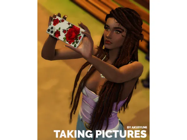 Mix Taking pictures (free 26nov22) by Akuiyumi - The Sims 4 Custom Content