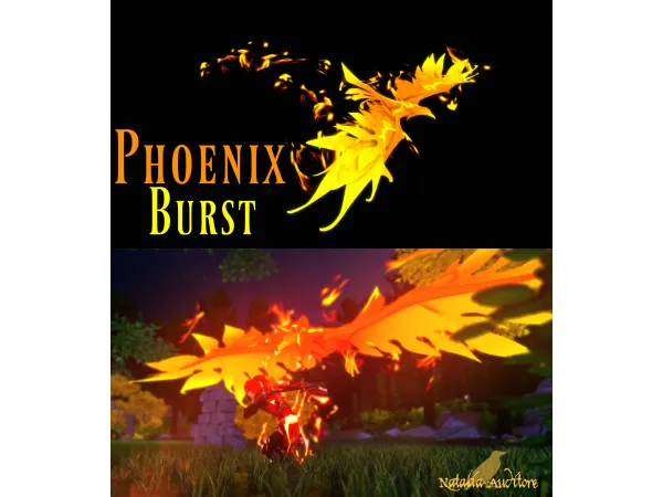 Maxis Match Phoenix Burst light Auditore by Natalia - The Sims 4 Custom Content
