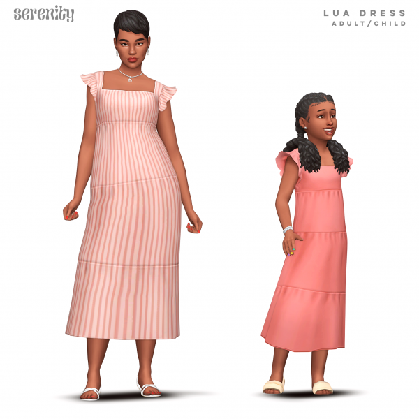 Maxis Match lua dress (adultchild) by simsfinds - The Sims 4 Custom Content