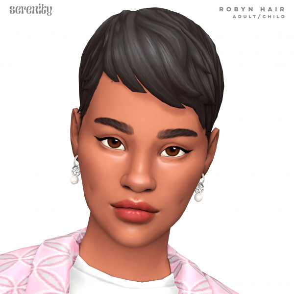 Maxis Match robyn hair (adultchild) by simsfinds - The Sims 4 Custom Content