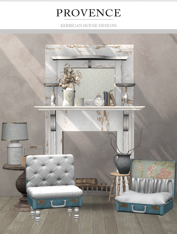 Alpha [KHD] Provence Set by kerriganhouse - The Sims 4 Custom Content