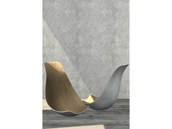Alpha [KHD] Crater Chair by Kerrigan House Designs - The Sims 4 Custom Content