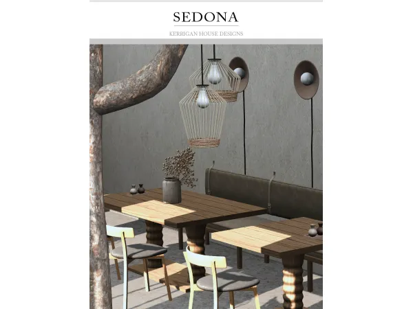 Alpha [KHD] Sedona Set by Kerrigan House Designs - The Sims 4 Custom Content
