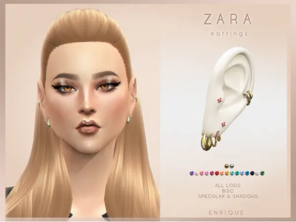 Zara Earrings by [EnriqueS4]