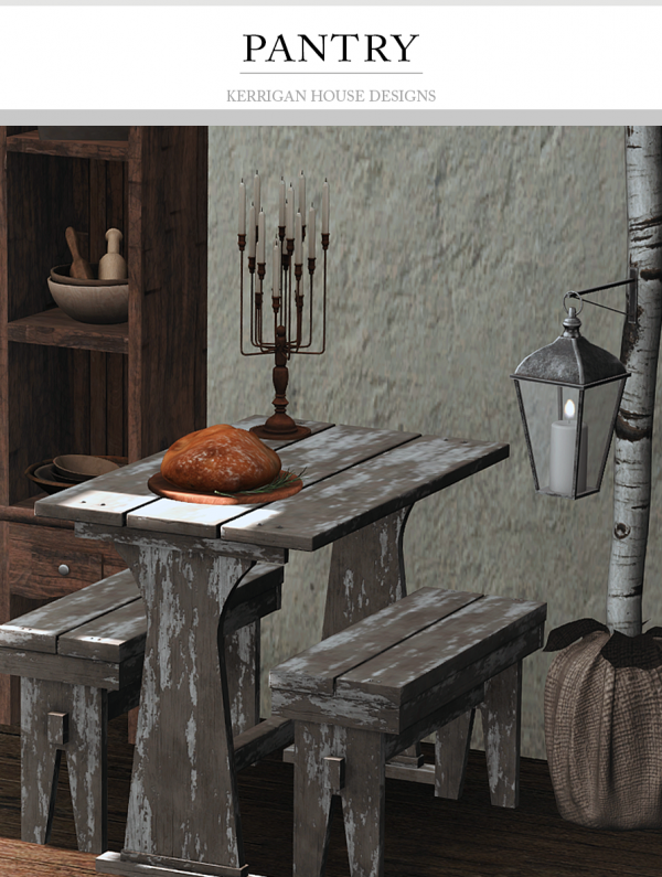 Alpha [KHD] Pantry by kerriganhouse - The Sims 4 Custom Content
