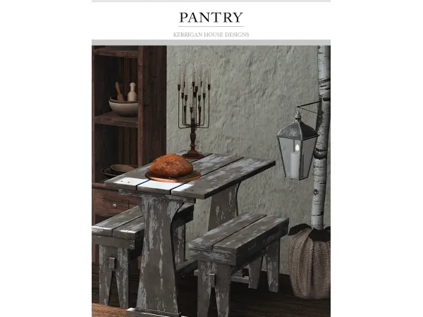 Alpha [KHD] Pantry by Kerrigan House Designs - The Sims 4 Custom Content