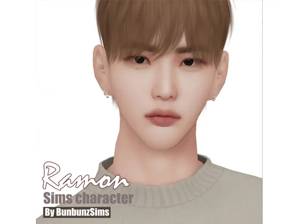 Alpha [Early access] Sims character Ramon by BunbunzSims - The Sims 4 Custom Content